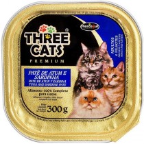 Three Cats Patê de Atum e Sardinha - 300 g